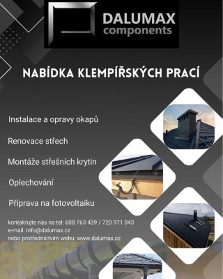 Provádíme klempířské práce a opravy www.dalumax.cz #klempíř #klempířství #strecha #vyskov #vyškov #vyskoveprace #montaz...